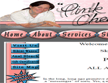 Tablet Screenshot of pinkcheeks.com